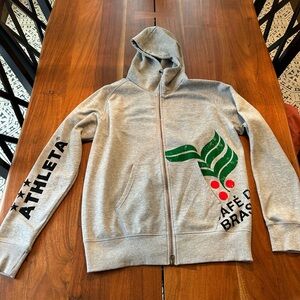 Athleta Gray Hoodie Brasil men’s medium